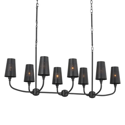 KICHLER-52510BKKICHLER Adeena 52510 20.75" 8-Light Linear Chandelier
