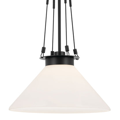 KICHLER-52581BKKICHLER Albers 52581 18.25" 1 Light Pendant