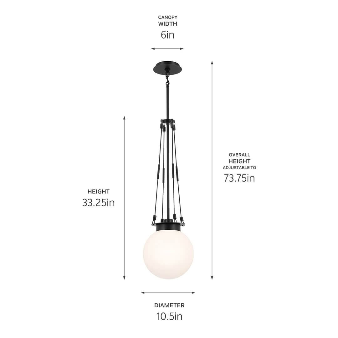 KICHLER-52582CPZKICHLER Albers 52582 10.5" 1 Light Pendant