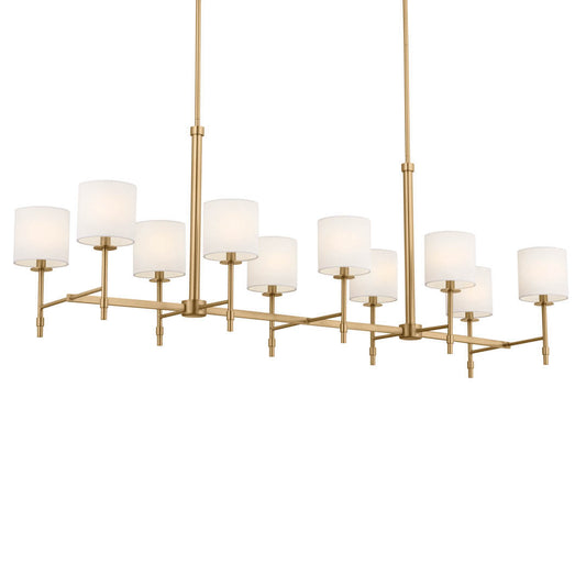 KICHLER-52503BNBKICHLER Ali 52503 56.5" 10-Light Linear Chandelier