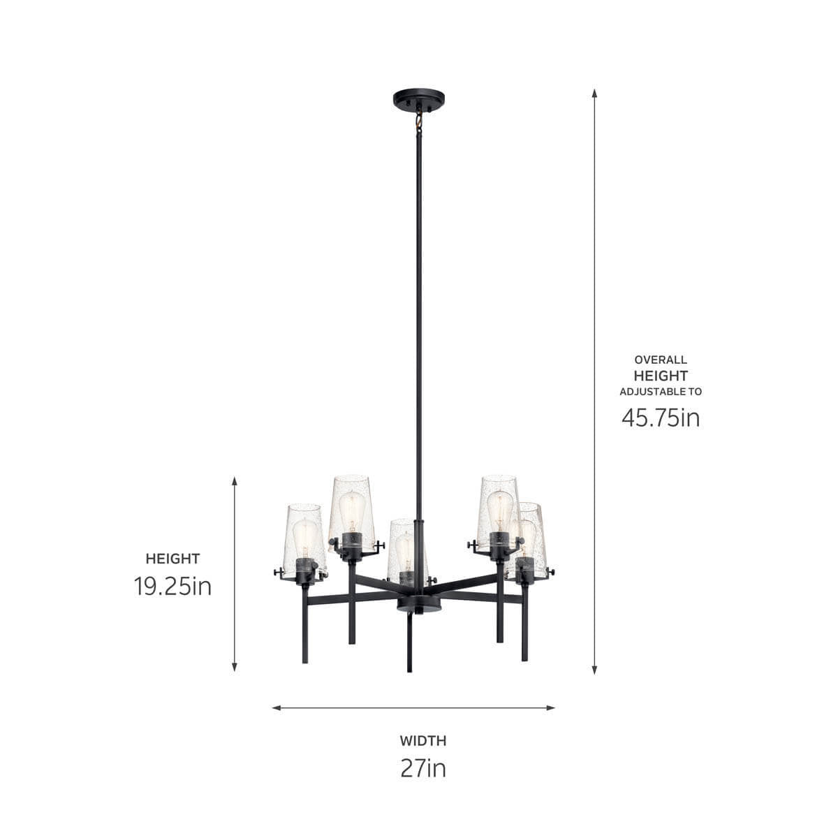 KICHLER-43694NBRKICHLER Alton 43694 27" 5-Light Chandelier