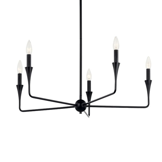 KICHLER-52689BKKICHLER Alvaro 52689 30.25" 5-Light Chandelier