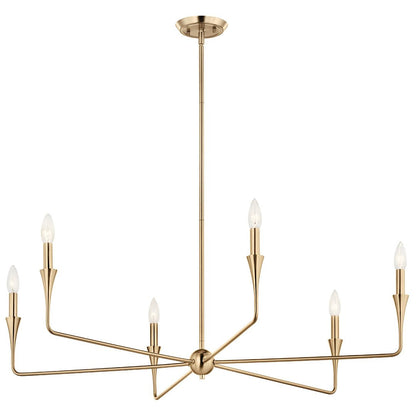 KICHLER-52690CPZKICHLER Alvaro 52690 40.25" 6-Light Chandelier