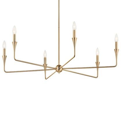 KICHLER-52690CPZKICHLER Alvaro 52690 40.25" 6-Light Chandelier