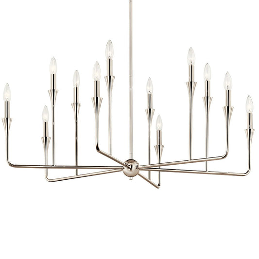 KICHLER-52692PNKICHLER Alvaro 52692 39.75" 12-Light Multi-Tier Chandelier