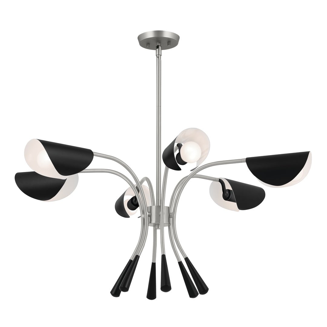 KICHLER-52559SNKICHLER Arcus 52559 39.25" 6-Light Chandelier