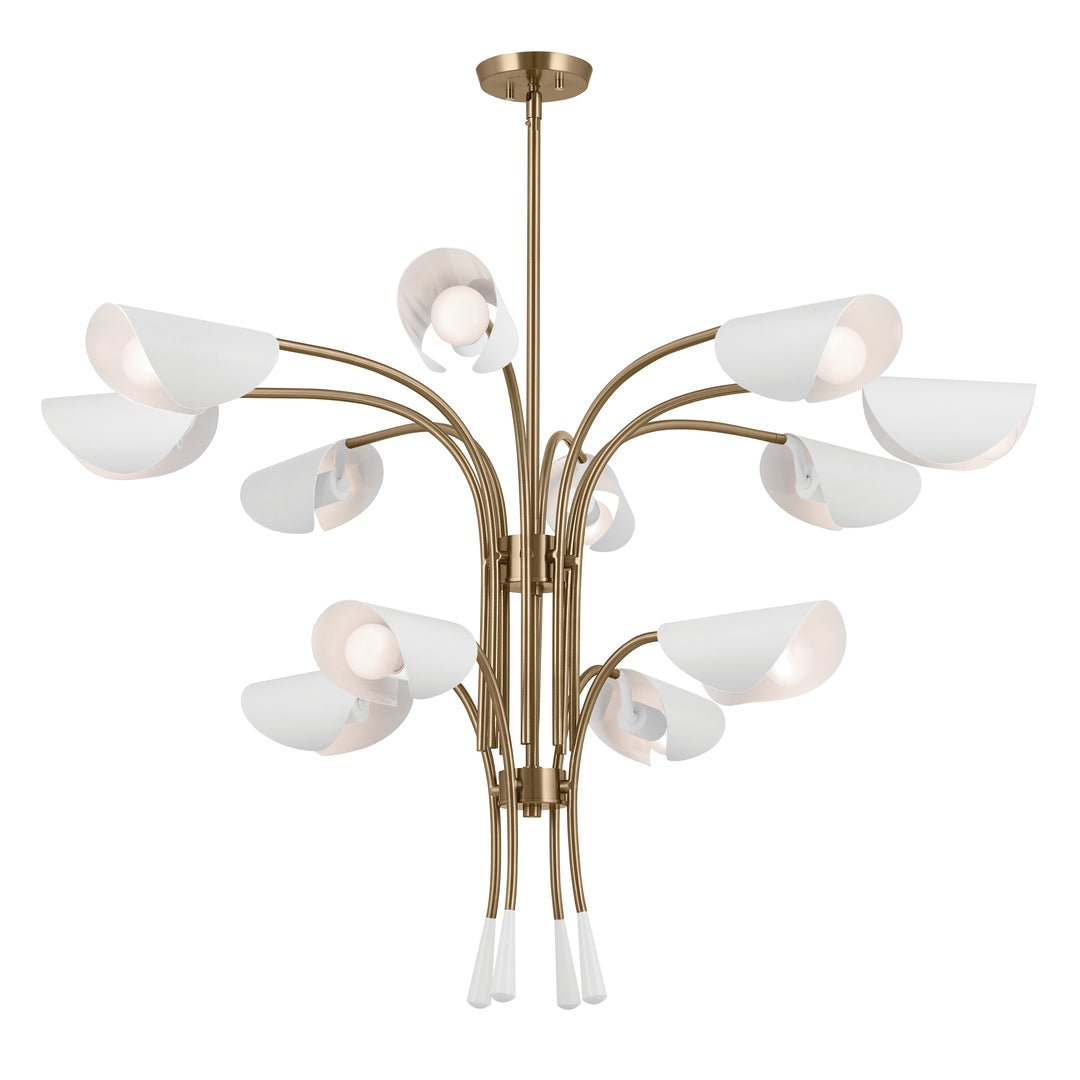 KICHLER-52561CPZWHKICHLER Arcus 52561 46.25" 12-Light Chandelier