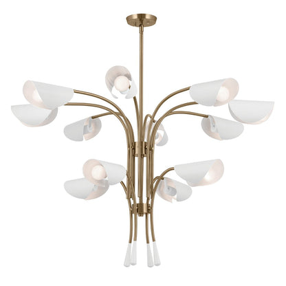 KICHLER-52561CPZWHKICHLER Arcus 52561 46.25" 12-Light Chandelier