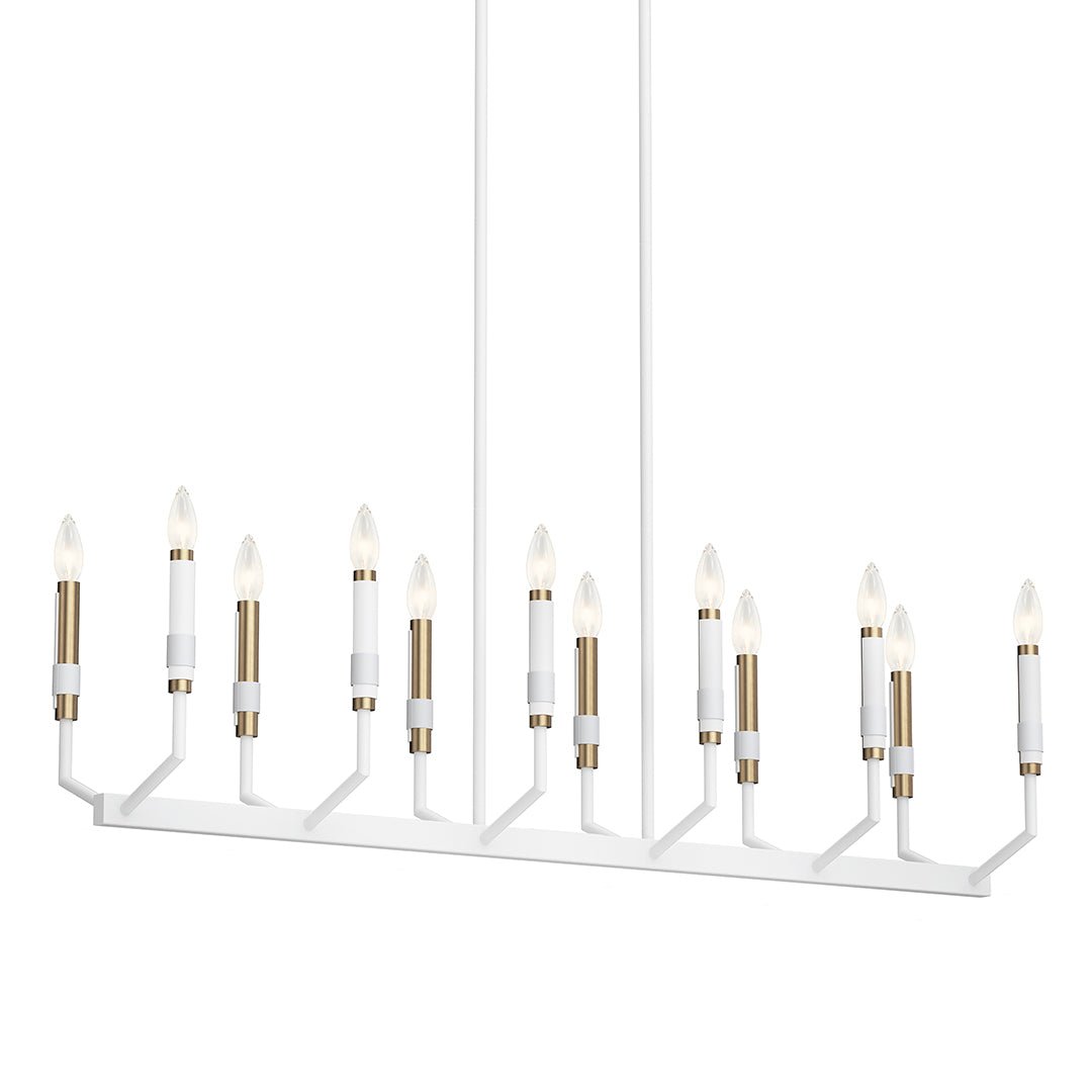 KICHLER-52350WHKICHLER Armand 52350 9.5" 12-Light Linear Chandelier