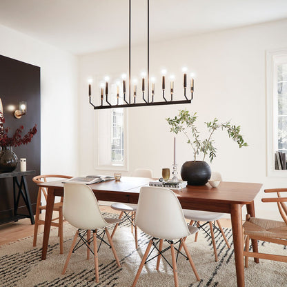 KICHLER-52350WHKICHLER Armand 52350 9.5" 12-Light Linear Chandelier