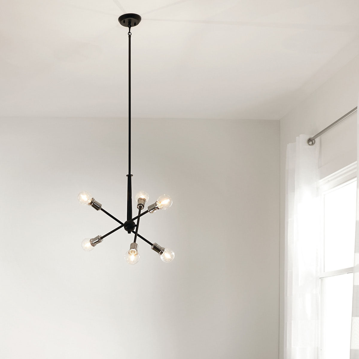 KICHLER-43095WHKICHLER Armstrong 43095 20" 6-Light Chandelier