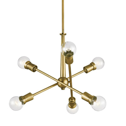 KICHLER-43095NBRKICHLER Armstrong 43095 20" 6-Light Chandelier