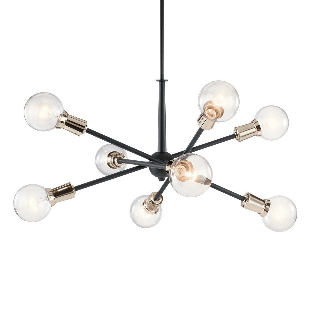 KICHLER-43118BKKICHLER Armstrong 43118 30" 8-Light Chandelier