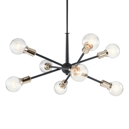 KICHLER-43118BKKICHLER Armstrong 43118 30" 8-Light Chandelier