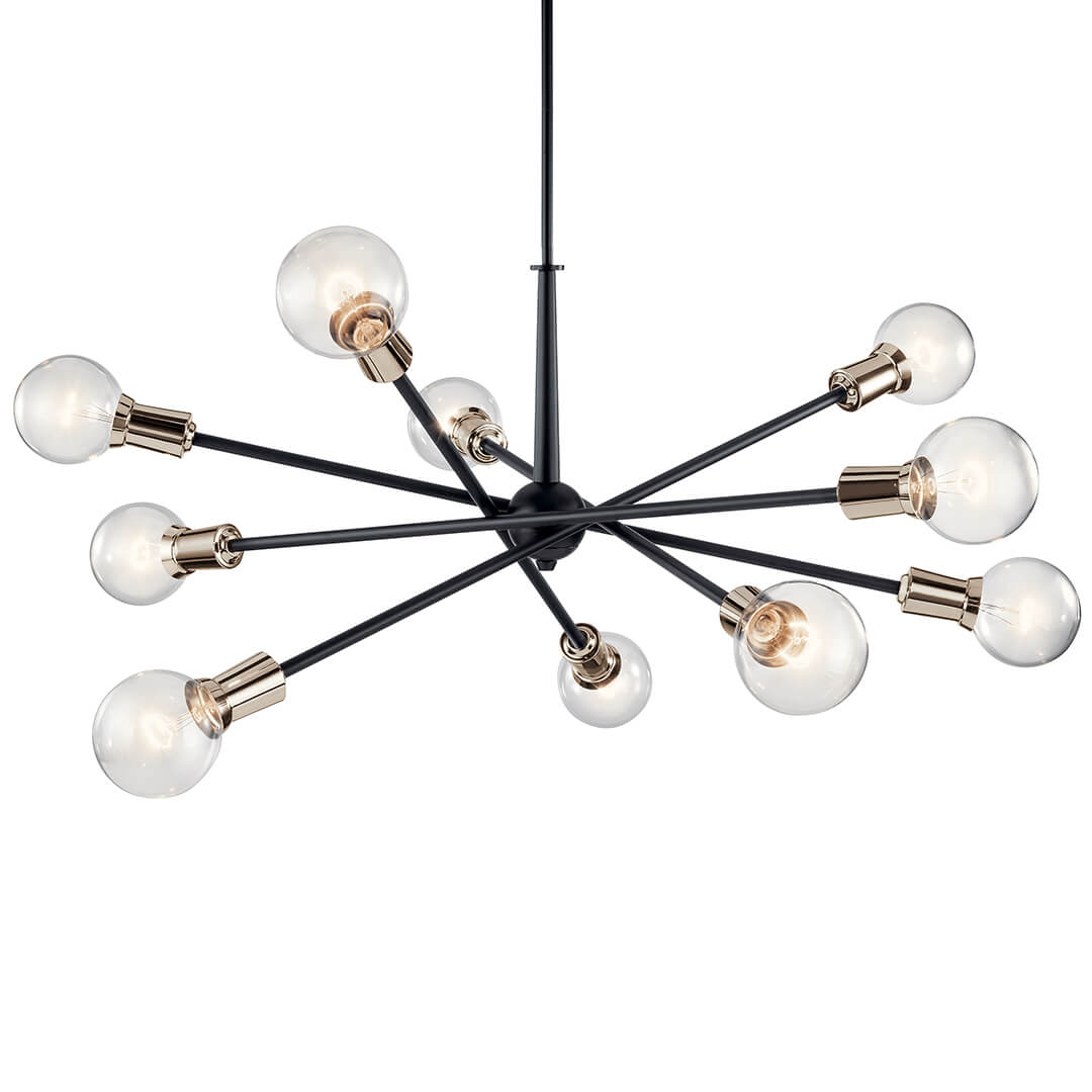 KICHLER-43119BKKICHLER Armstrong 43119 47" 10-Light Chandelier
