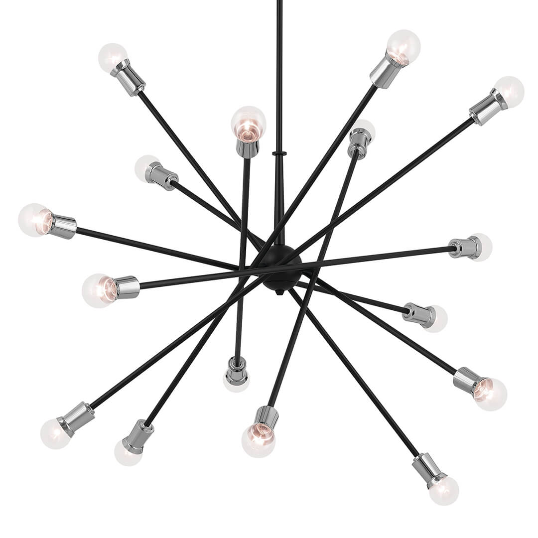 KICHLER-52537BKKICHLER Armstrong 52537 63" 16-Light Chandelier