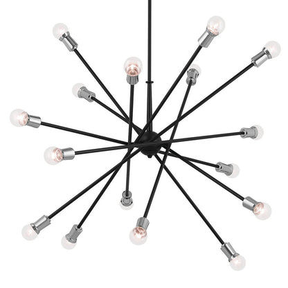 KICHLER-52537BKKICHLER Armstrong 52537 63" 16-Light Chandelier