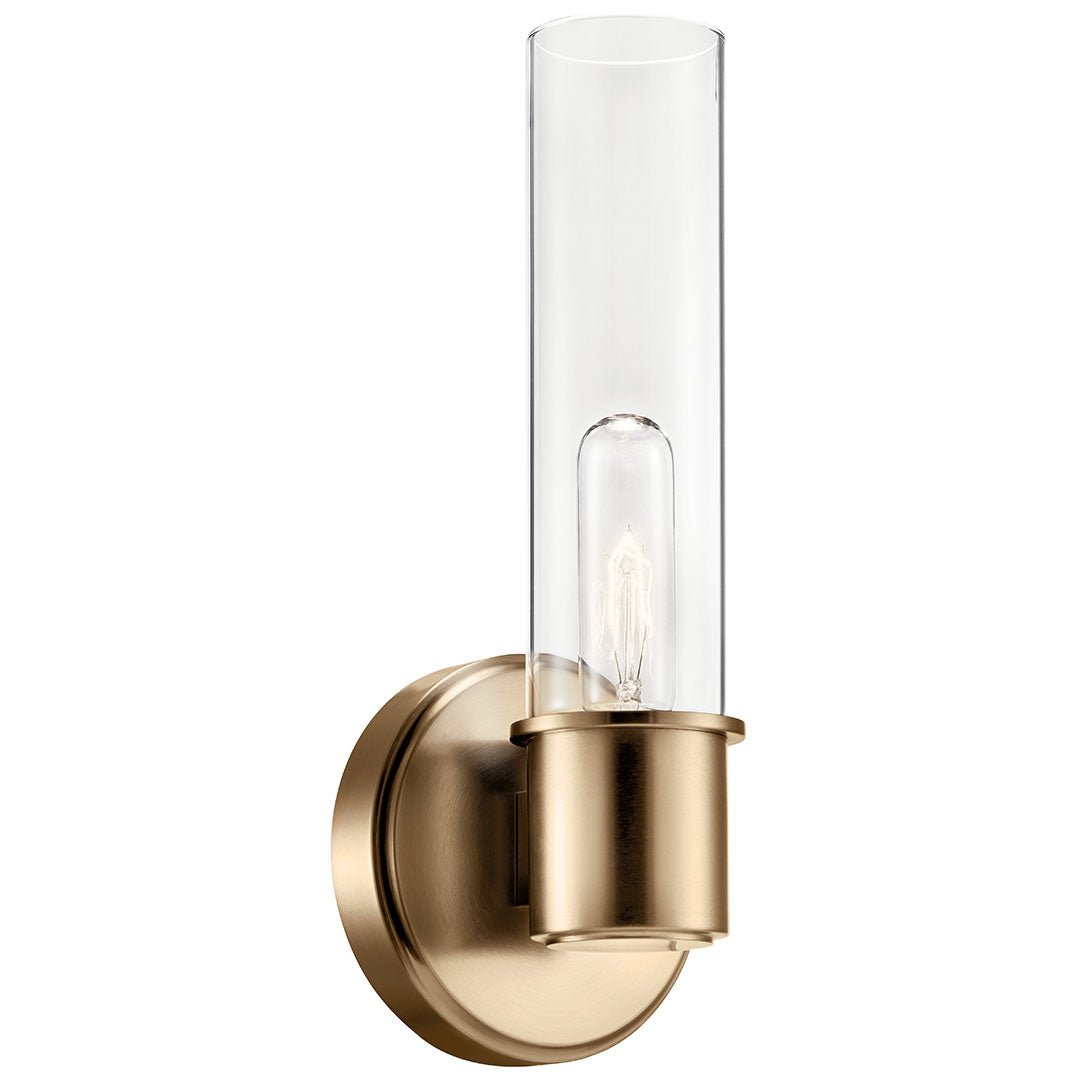 KICHLER-52653CPZKICHLER Aviv 52653 1 Light Wall Sconce with Clear Glass