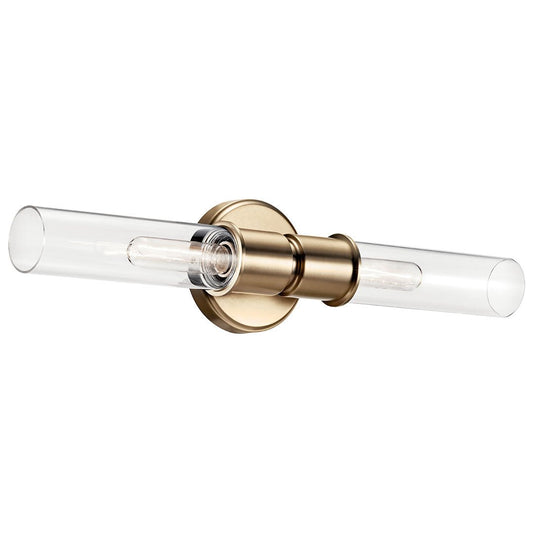 KICHLER-52654CPZKICHLER Aviv 52654 2 Light Wall Sconce with Clear Glass