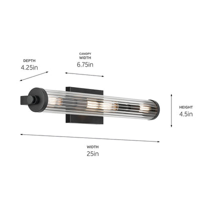 KICHLER-45649PNKICHLER Azores 45649 4 Light Linear Vanity Light