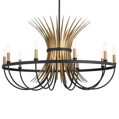 KICHLER-52459BKKICHLER Baile 52459 37" 10-Light Chandelier