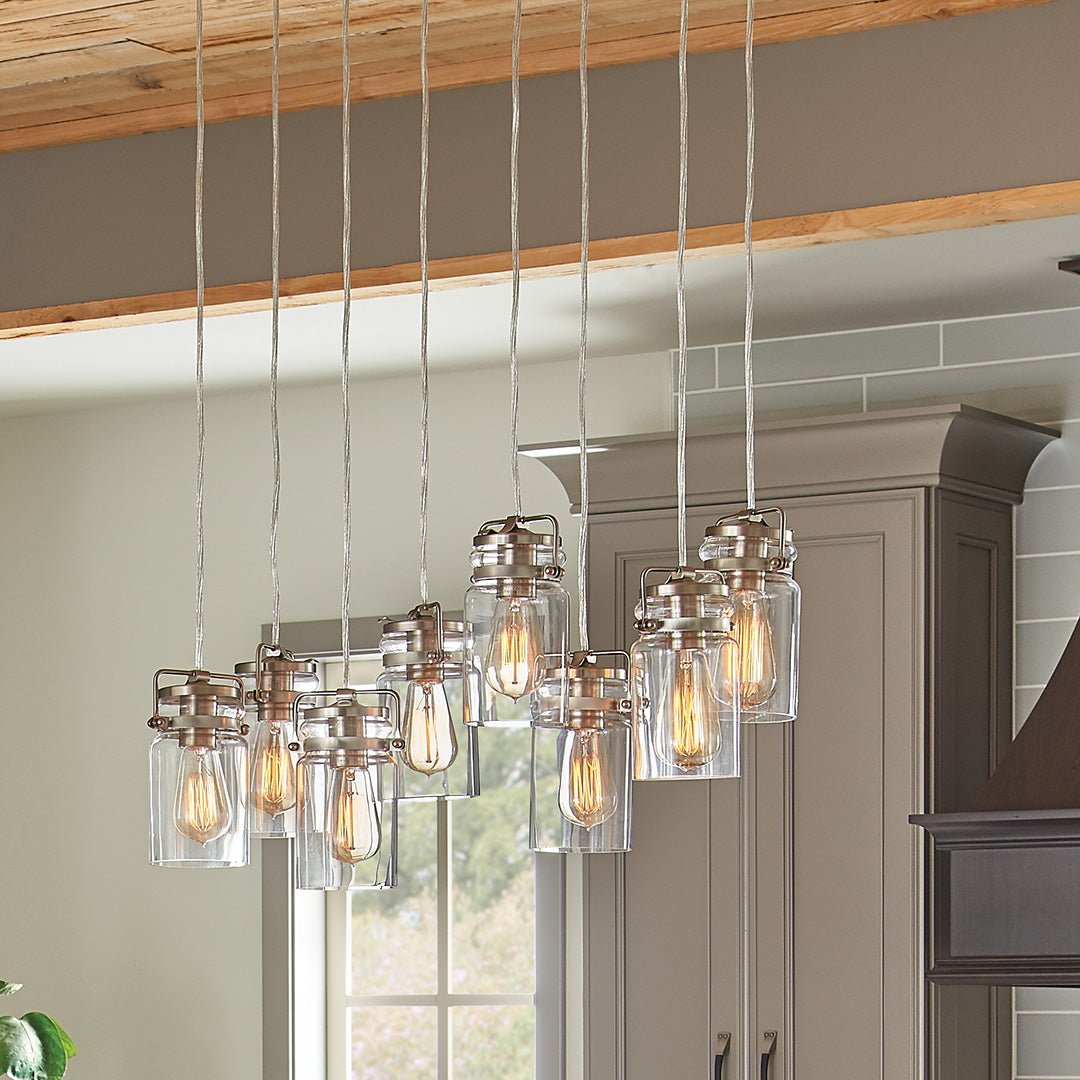 KICHLER-42890OZKICHLER Brinley 42890 10.25" 8-Light Linear Chandelier