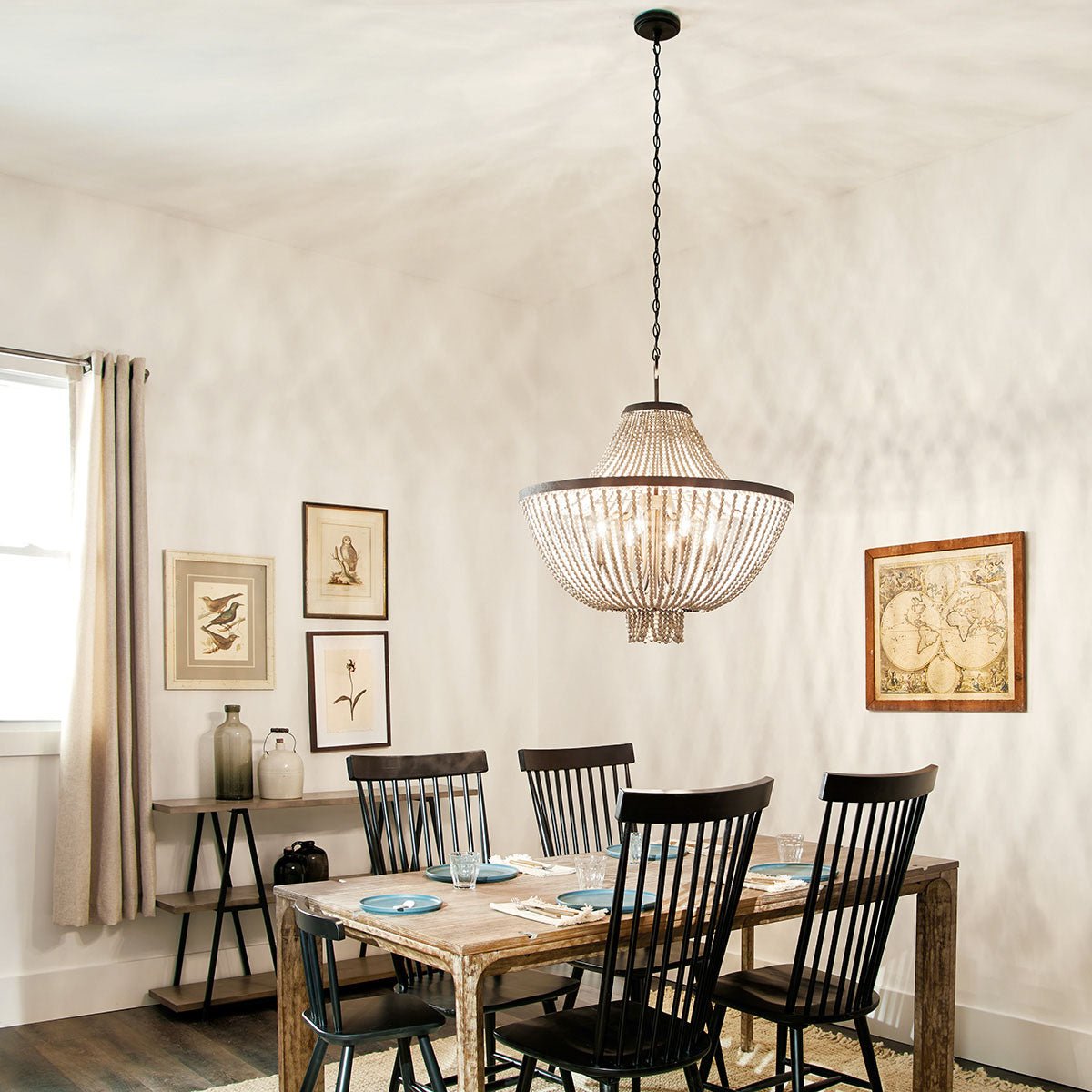 KICHLER-43892DBKKICHLER Brisbane 43892 30" 8-Light Chandelier