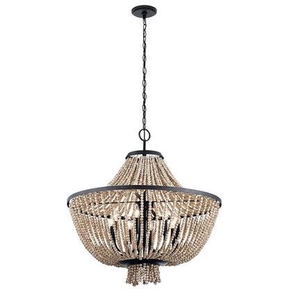 KICHLER-43892DBKKICHLER Brisbane 43892 30" 8-Light Chandelier