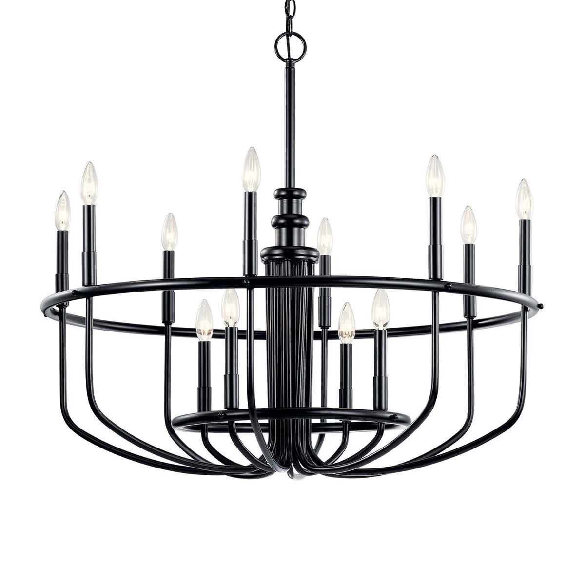 KICHLER-52305BKKICHLER Capitol Hill 52305 34.75" 12-Light Chandelier