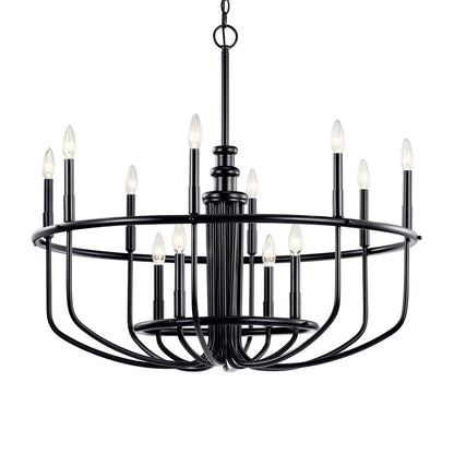KICHLER-52305BKKICHLER Capitol Hill 52305 34.75" 12-Light Chandelier
