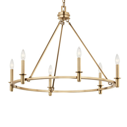 KICHLER-52705CPZKICHLER Carrick 52705 32.25" 6-Light Chandelier