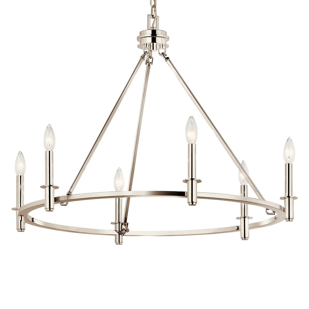 KICHLER-52705PNKICHLER Carrick 52705 32.25" 6-Light Chandelier