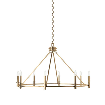 KICHLER-52706CPZKICHLER Carrick 52706 40.75" 8-Light Chandelier