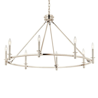 KICHLER-52706PNKICHLER Carrick 52706 40.75" 8-Light Chandelier