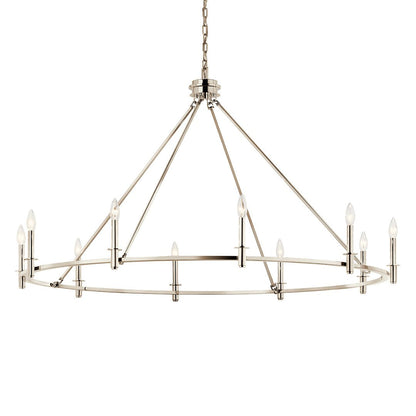 KICHLER-52707PNKICHLER Carrick 52707 54.25" 10-Light Chandelier