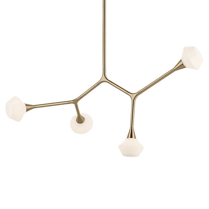 KICHLER-52762CPZKICHLER Cassius 52762 5.0W LED 5.25" Chandelier