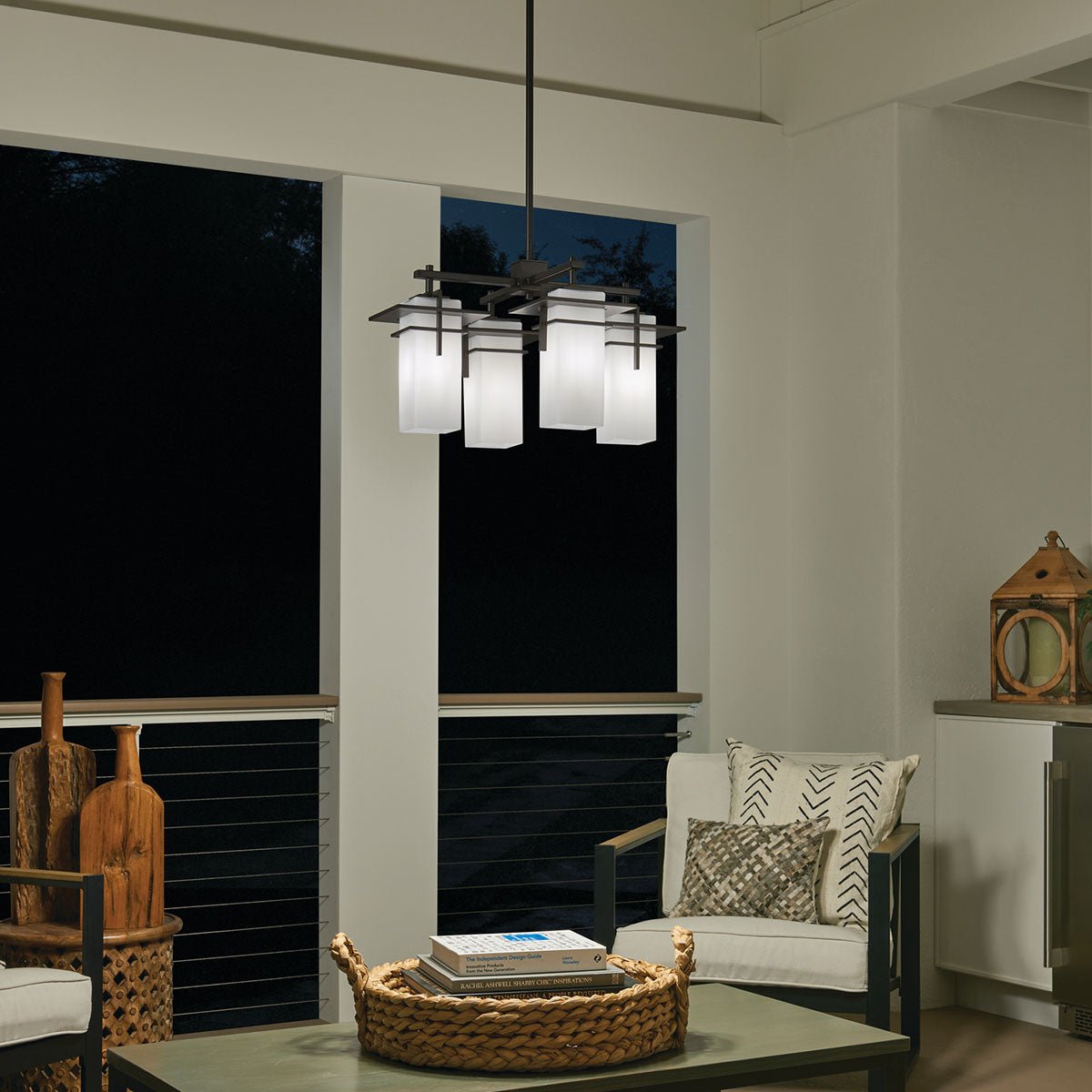 KICHLER-49638OZKICHLER Caterham 49638 21" 4-Light Chandelier