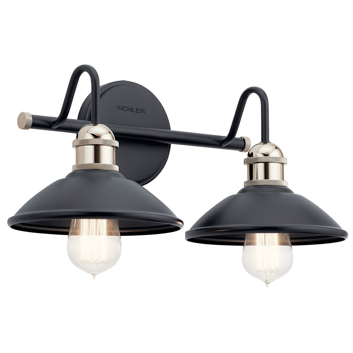 KICHLER-45944BKKICHLER Clyde 45944 2 Light Vanity Light