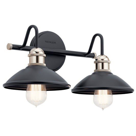 KICHLER-45944BKKICHLER Clyde 45944 2 Light Vanity Light
