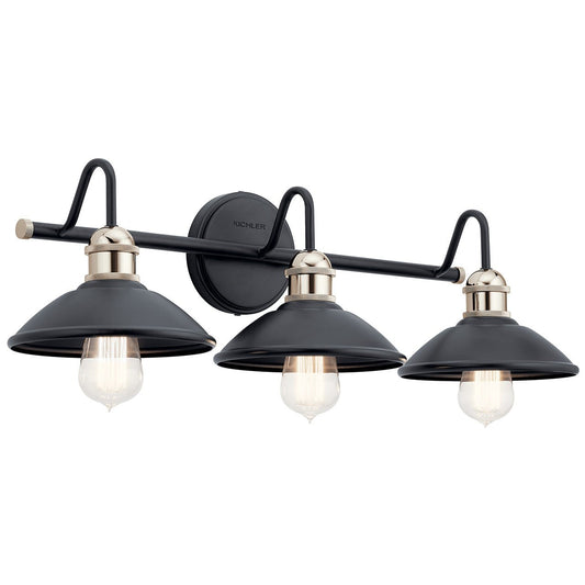KICHLER-45945BKKICHLER Clyde 45945 3 Light Vanity Light