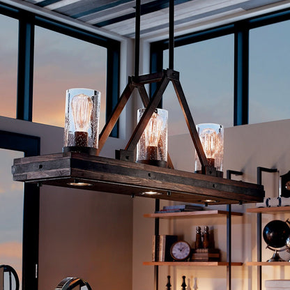 KICHLER-43433AUBKICHLER Colerne 43433 10.75" 3-Light Linear Chandelier