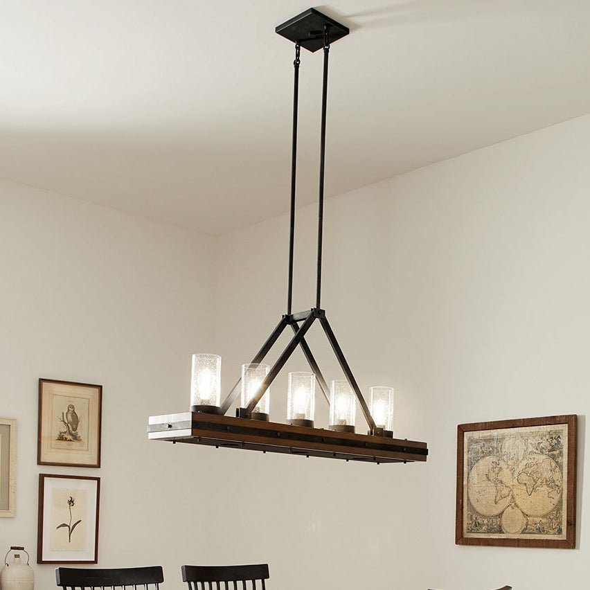 KICHLER-43491AUBKICHLER Colerne 43491 10.75" 5-Light Linear Chandelier