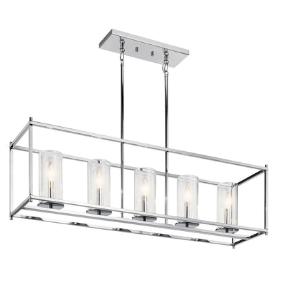 KICHLER-43995CHKICHLER Crosby 43995 10" 5-Light Linear Chandelier