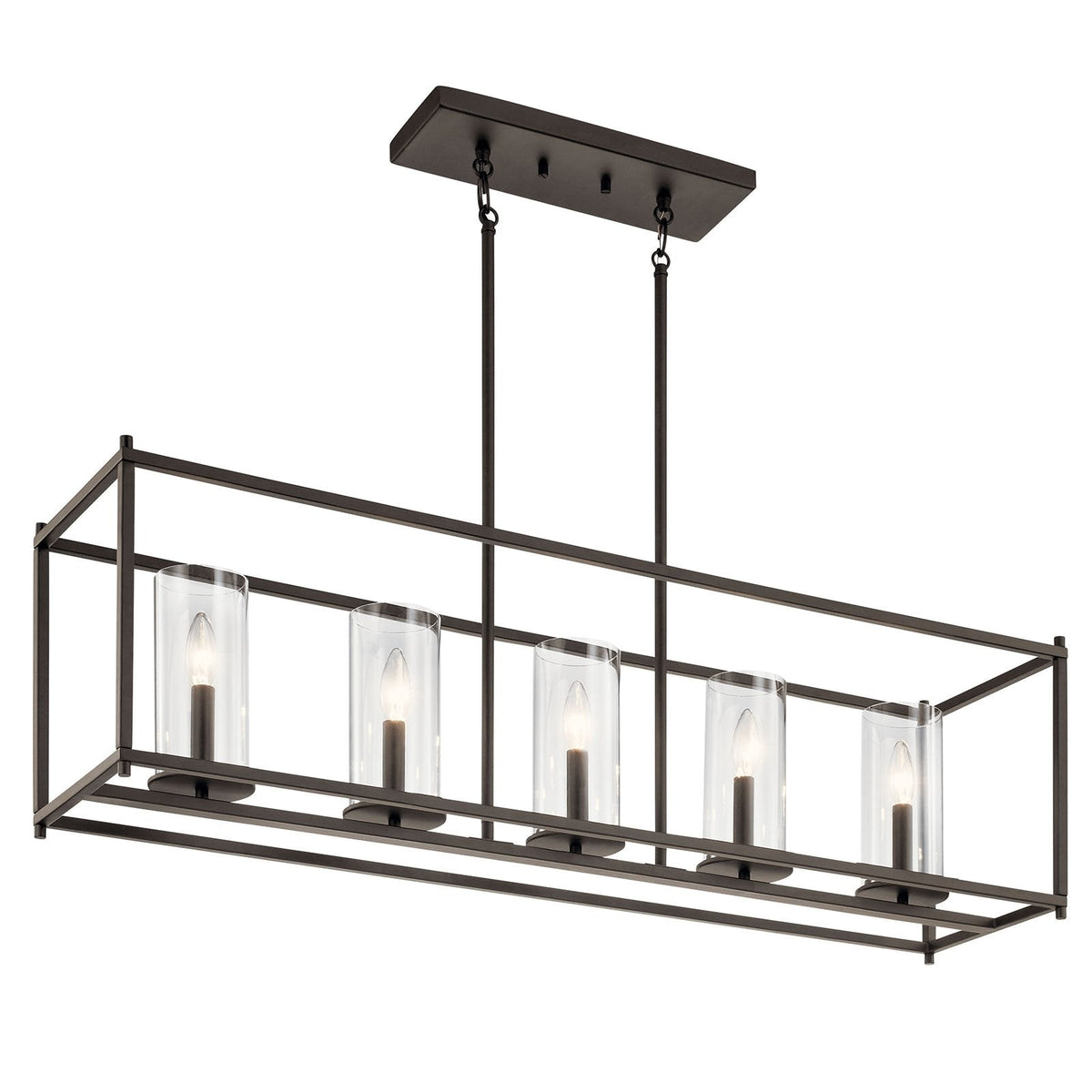 KICHLER-43995OZKICHLER Crosby 43995 10" 5-Light Linear Chandelier