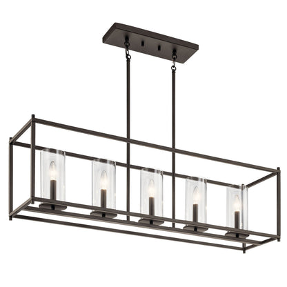 KICHLER-43995OZKICHLER Crosby 43995 10" 5-Light Linear Chandelier