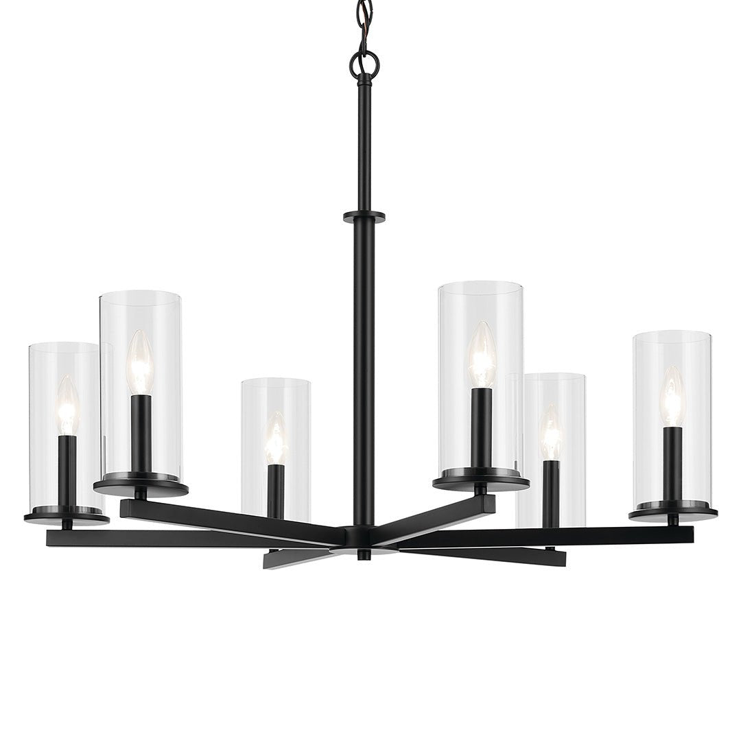 KICHLER-44013BKKICHLER Crosby 44013 32.25" 6-Light Chandelier