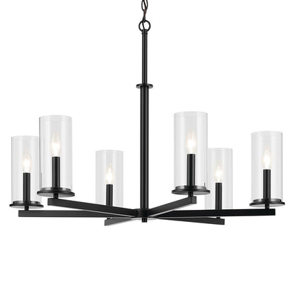 KICHLER-44013BKKICHLER Crosby 44013 32.25" 6-Light Chandelier