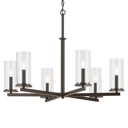 KICHLER-44013OZKICHLER Crosby 44013 32.25" 6-Light Chandelier