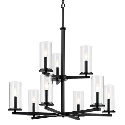 KICHLER-44014BKKICHLER Crosby 44014 32.25" 9-Light Chandelier