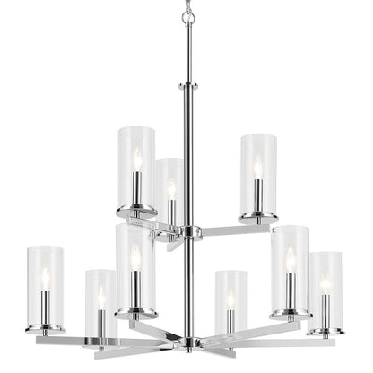 KICHLER-44014CHKICHLER Crosby 44014 32.25" 9-Light Chandelier